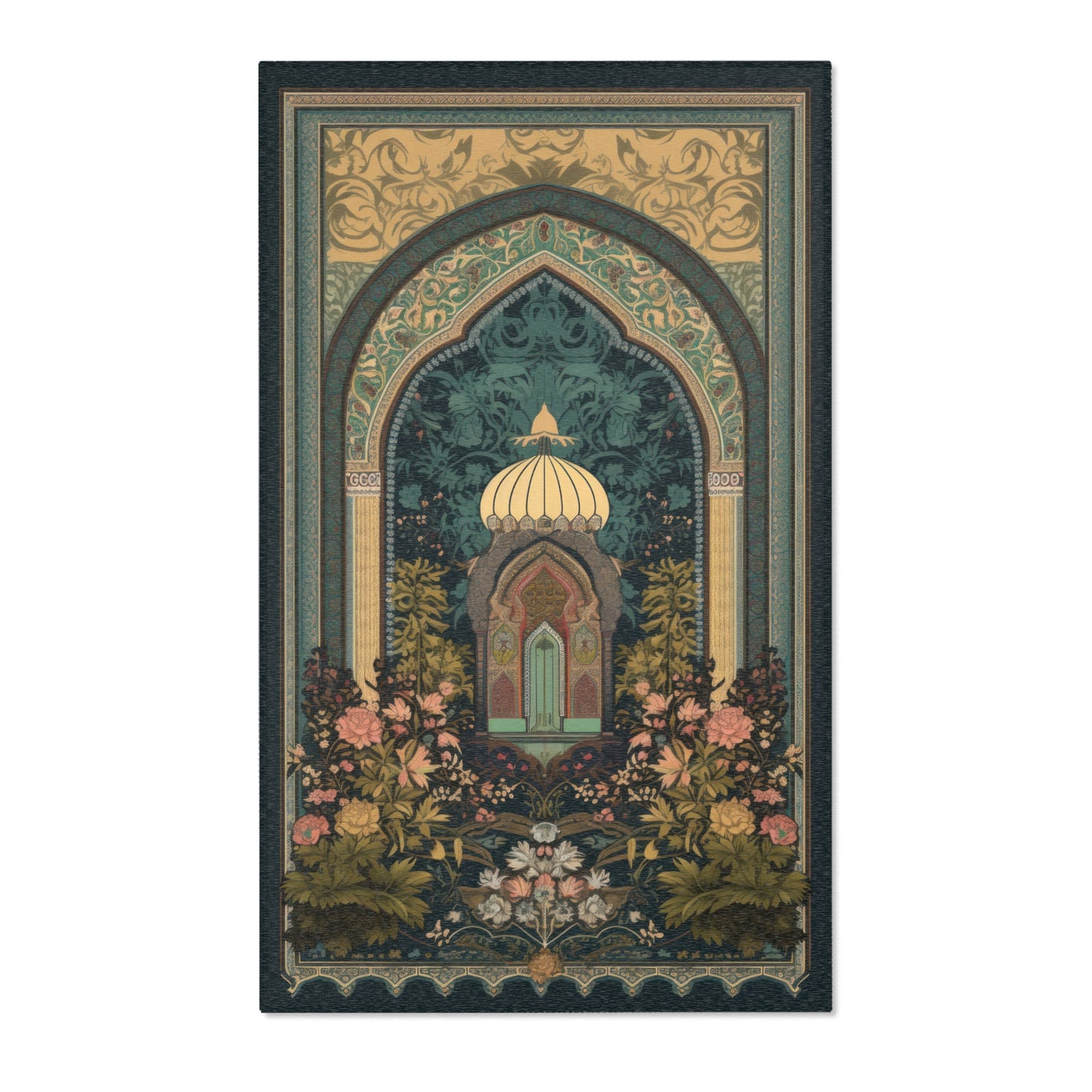 Blossoming Faith Islamic Prayer Rug